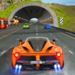 real car race game 3d android application logo